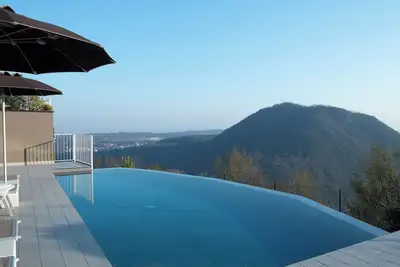 Image de Cornice sul Garda - Cherrywood - Lake view and garden in residence with pool