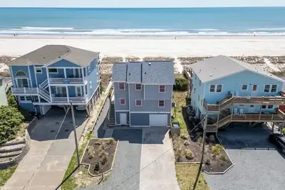 Image de Dreams do Come True - Oceanfront home on Topsail Island 3bd, gorgeous beach view
