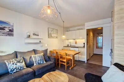 Image de À 300m des remontées, 1er étage, télévision, casier à ski, 40m², Flaine