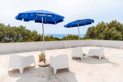 Image de Maison de vacances 'Villa Acquamarina' avec vue sur la mer, Wi-Fi et climatisation