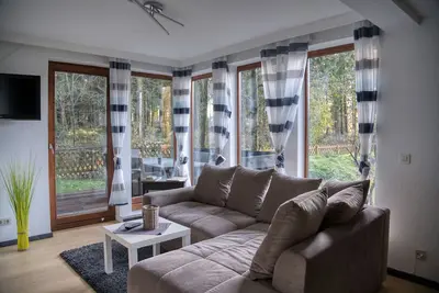 Image de Appartement \"2 Am Waldsee\" avec terrasse privée, jardin privé et Wi-Fi