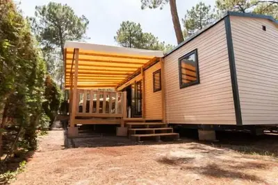 Image de Mobil-home | Premium Azure | 3 Ch. | 6/8 pers. | Terrasse surélevée | Tv