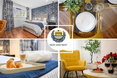 Image de Brooklands home | 12 min to Airport | Free parking | Private garden