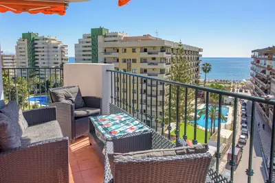 Image de Appartement \"Spacieux avec vue sur mer\" avec vue sur mer, Wi-Fi et climatisation
