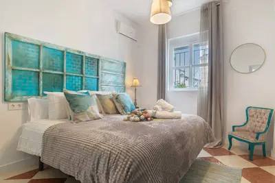 Image de Chambre 'Turquesa - Amatista' avec vue sur la montagne, terrasse partagée et Wi-Fi