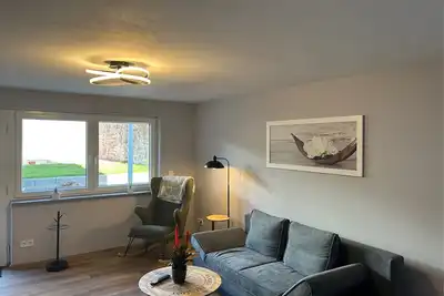 Image de Cozy apartment with terrace and garden view