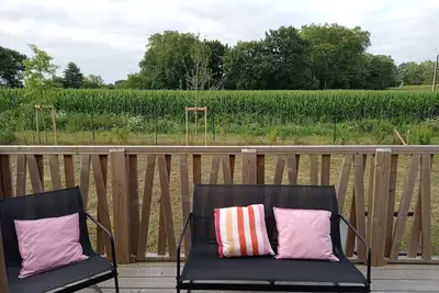 Image de Chalet 6 personnes au calme, piscine et Spa, proche Capbreton/Hossegor