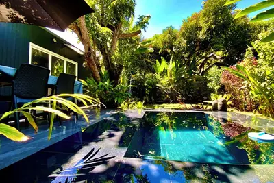 Image de Cosy tiny house by the beach with private pool