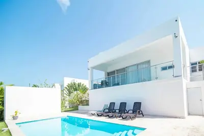 Image de 2br Villa with Pool, Walk to Playa Encuentro Surfing Beach