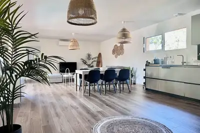 Image de Maison piscine chaufée à Moliets et plage à 8 min en vélo 🏄‍♀️☀️🌊