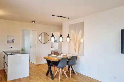 Image de Wonderful vacation apartment with Baltic Sea view in Schönberg-Kalifornien - 50m to the beach