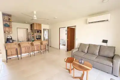 Image de Departamento a 10 min de la playa, condo tranquilo