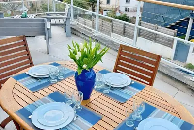 Image de Appartement Traez terrasse&vue mer à quelques mètres de la côte