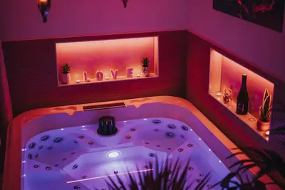 Image de Maison de vacances 'Le Desirella' avec terrasse privée, Wi-Fi et climatisation
