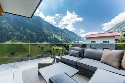 2-bedroom Kappl/Ischgl with Private Sauna and Views