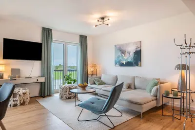 Image de Appartement \"Möwe\" avec vue sur mer et Wi-Fi