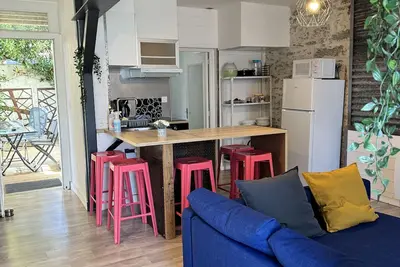 Image de Appart. 50m² 5 pers. 2 Ch Centre-Gare-Mer à pied!