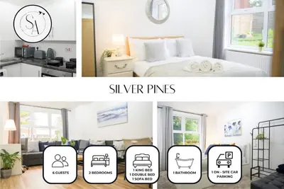 Image de King Bed Silver Escape - Fast WiFi, Free Parking