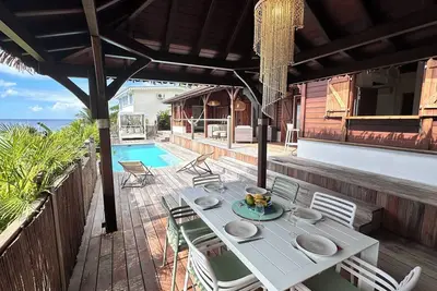 Image de Villa T4 piscine privée vue mer et accès mer