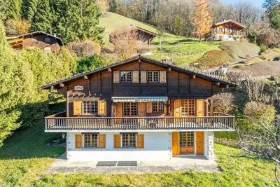 Image de 1/2 Grand chalet cosy, terrasse et vue imprenable