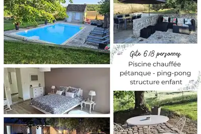 Image de Au Calme Du Gatinais - piscine chauffée, ping-pong, pétanque et nature - 8 pers