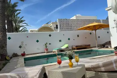 Image de Maison d'hôtes Dar El Kahina Djerba -Suite Sahara- située à 300m de la plage