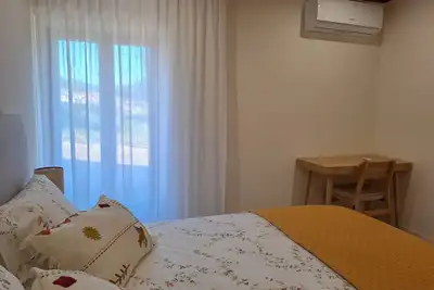 Family country house with swimming pool and open-plan kitchen.