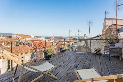Image de Maison Oktopus. Terrasses avec vue mer, clim sauna