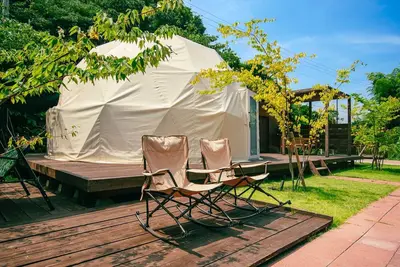 Image de 1 night 2 meals included Dome tent | 3 people | / Sumoto City Hyōgo