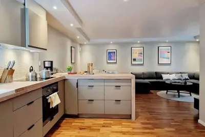 Image de High standard, spacious apartment near Bryggen
