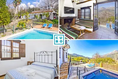 Image de Cubo's Casa Rural Los Lirios & Albahaca del Libar \/ piscine privée \/ wifi gratuit \/ vue