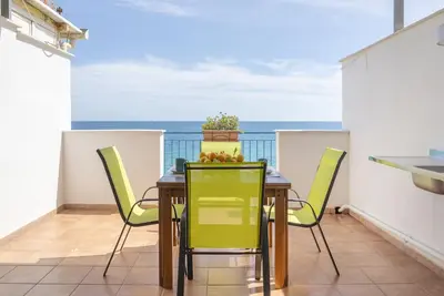 Image de Maison de vacances 'Vista Mare' avec vue sur la mer, Wi-Fi et climatisation