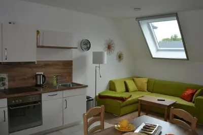 Image de Apartment Wiesenblume - Spreewaldscheune am Fließ-Ferienwohnungen am Wasser in Burg
