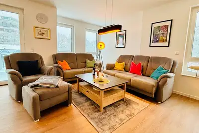 Image de Appartement 'Duhner Allee 10, Sünnsied' avec balcon et Wi-Fi