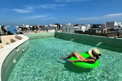 Image de Chic 1-bedroom apartment in delightful Playa del Carmen with fitness room, WiFi