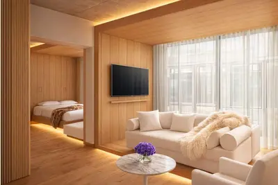 Image de Residential Suite Hi-Floor | Public Hotel New York | Rooftop Bar Access
