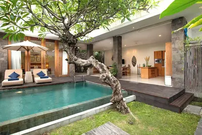 Renovated & restful 2br villa near beach in Seminyak