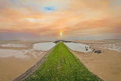Image de Studio en Belgique avec vue sur mer & balcon