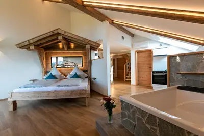 Image de Chalet \"Isarursprung\" avec vue sur les montagnes, Wi-Fi et climatisation
