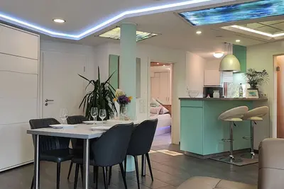 Image de Appartement \"Schmuckkästchen\" avec terrasse privée, jardin partagé et Wi-Fi