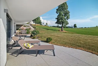 Image de Appartement \"Landschaftstraum Am Bodensee\" avec vue sur les montagnes, terrasse privée et Wi-Fi
