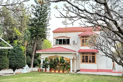 Image de Charming 3-bedroom farmhouse with WiFi and Ac in serene Tolkatta