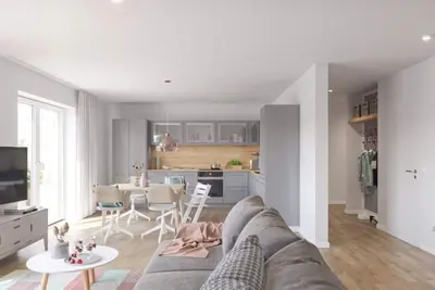 KÜSTE33\/48 - Penthouse apartment with roof terrace, sauna - close to the beach!
