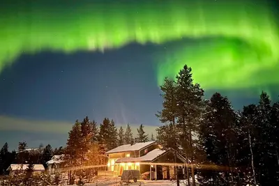 Image de Cosy Ski Retreat in Finnish Lapland: Sauna, Fireplace & Ski Trail Nearby