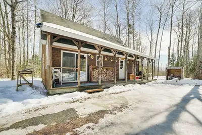 Image de Near Lake Huron: Secluded Goetzville Cabin w/ Deck