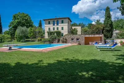 Image de Belle maison de vacances pour 8 personnes avec Wifi, piscine privée, Tv, animaux admis et parking