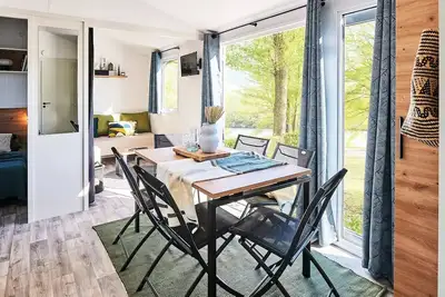 Image de Mobil-Home Modulo 4 Zimmer 6/8 Personen Klimaanlage + Tv