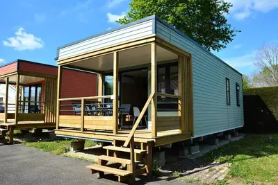 Image de Mobil-Home Wohnzimmer 3 Zimmer 4 Personen Klimaanlage + Tv