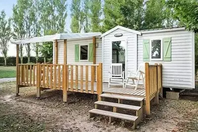Image de Mobil-home | Classic | 2 Ch. | 4 pers. | Terrasse surélevée | A/C | Tv