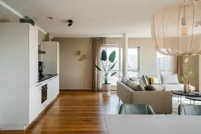 Image de Appartement à Scheveningen avec vue sur le port